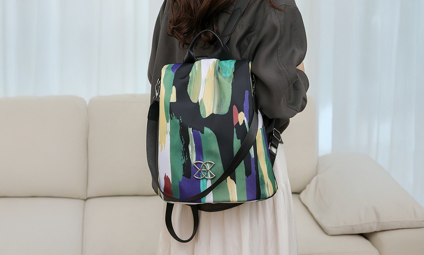 Image 3: Oxford Anti-theft Women's Backpack