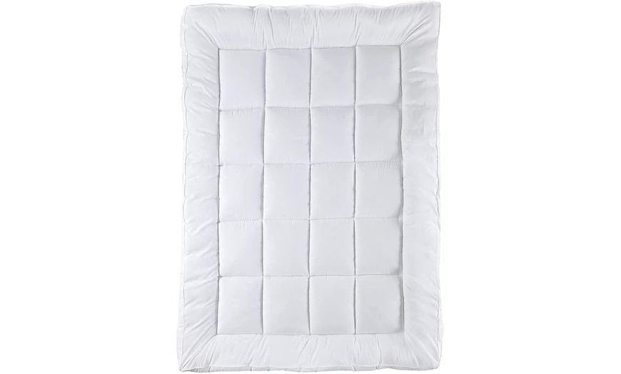 Image 4: 10cm Extra Deep Mattress Topper – Hotel Comfort, Hypoallergenic & Dust Mite Resistant