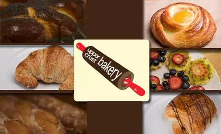 $7 for $15 Worth of Fresh Pastries, Sandwiches, Coffees, and More at Upper Crust Bakery - Primary Image