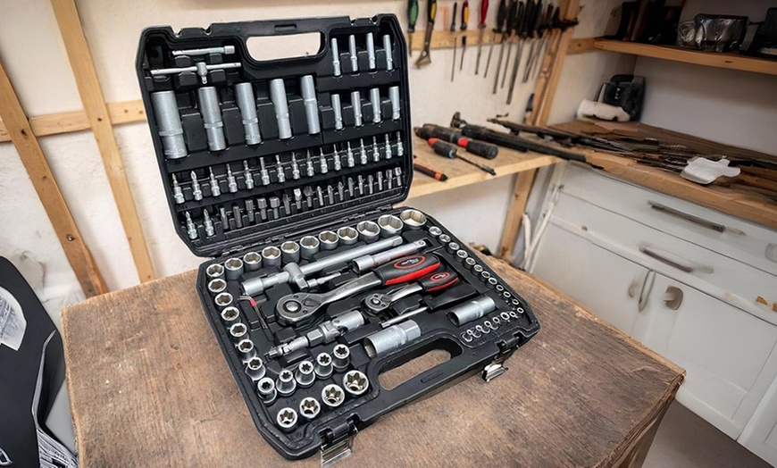 Image 1: Malette à outils polyvalente de 108 pièces