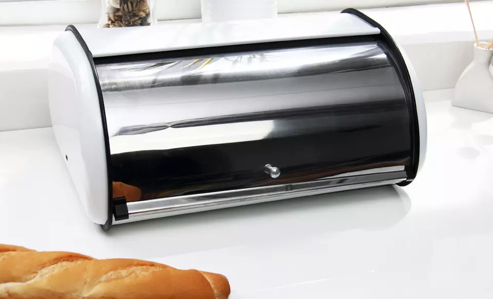 $19.99 for a Stainless Steel Bread Box ($38.99 List Price). Multiple Options Available. Free Shipping and Returns. - Primary Image