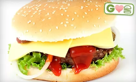 $7 for $14 Worth of Gourmet Burgers and Drinks at Twisted Burger  - Primary Image