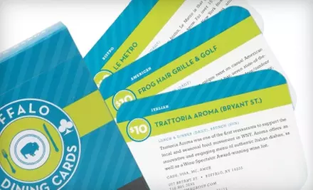 $10 for a Deck of Buffalo Dining Cards - Primary Image