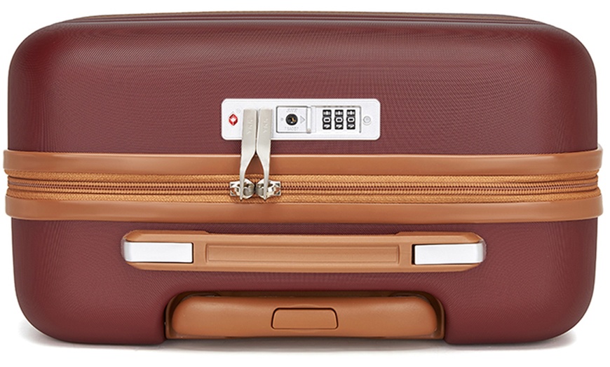Image 5: Kono Hard Shell Suitcase One or 3-Piece Set