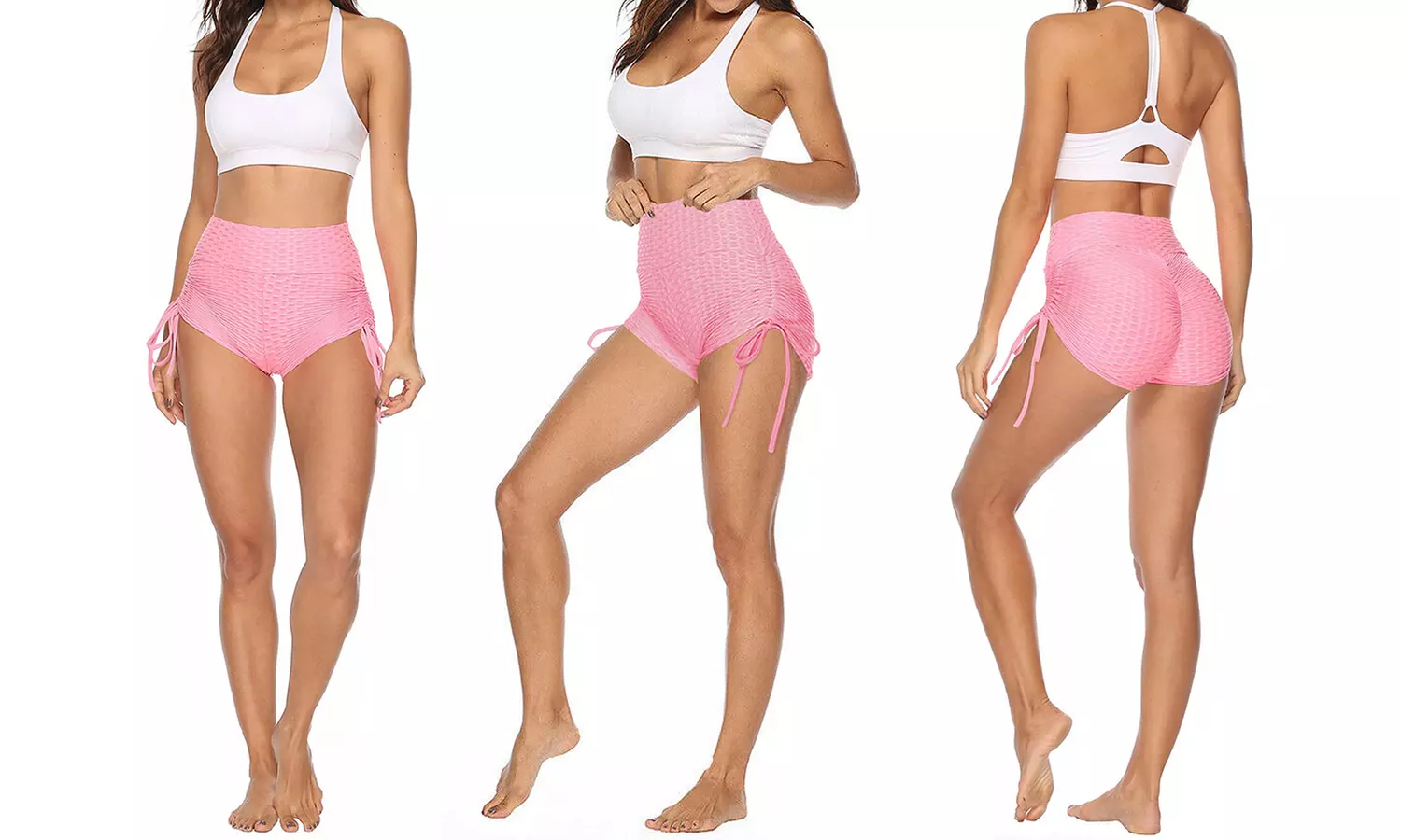 Women's High-Waist Yoga & Scrunch Butt Lifting Shorts