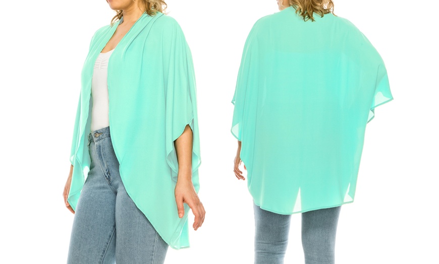 Image 15: MOA Collection Women's Loose Fit Cardigan Sweater