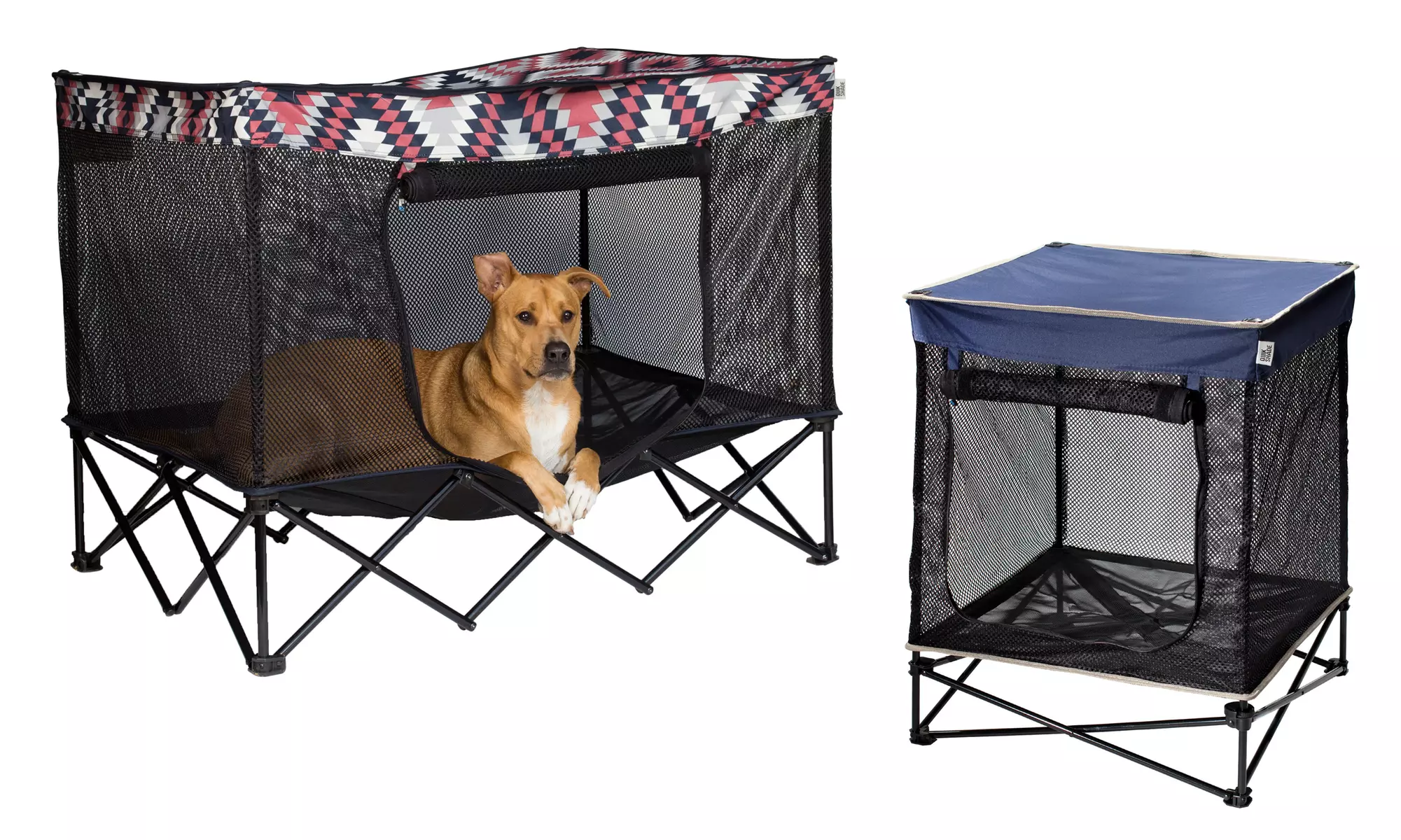 Quik Shade Instant Indoor-Outdoor Pet Kennel with Mesh Bed - Primary Image