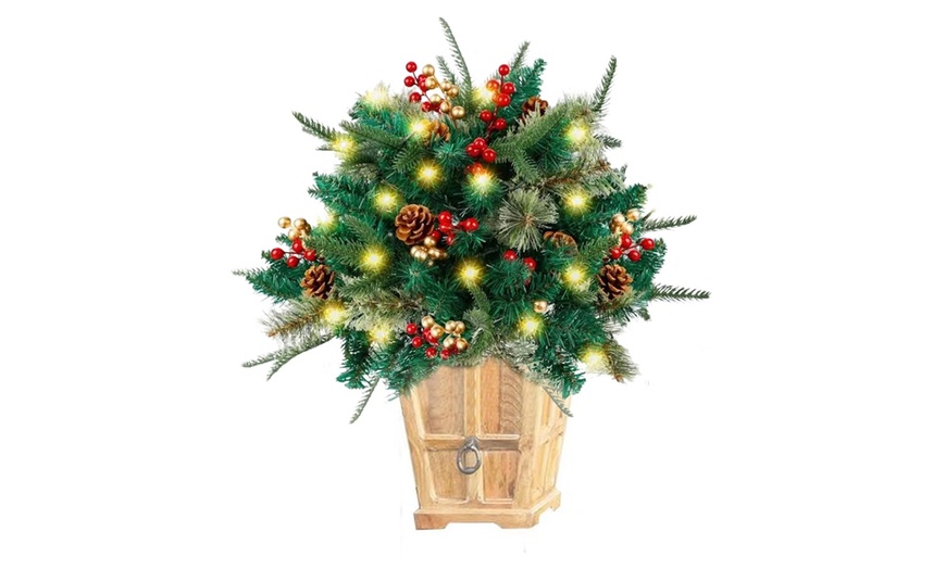 Image 10: Artificial Christmas Tree with Light