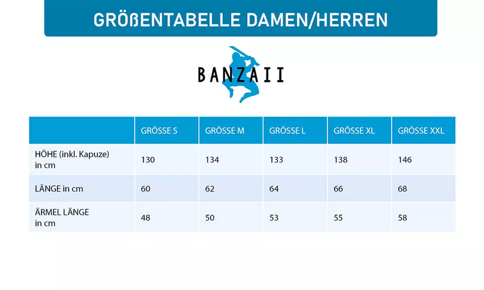 Banzaii Unisex-Bademantel
