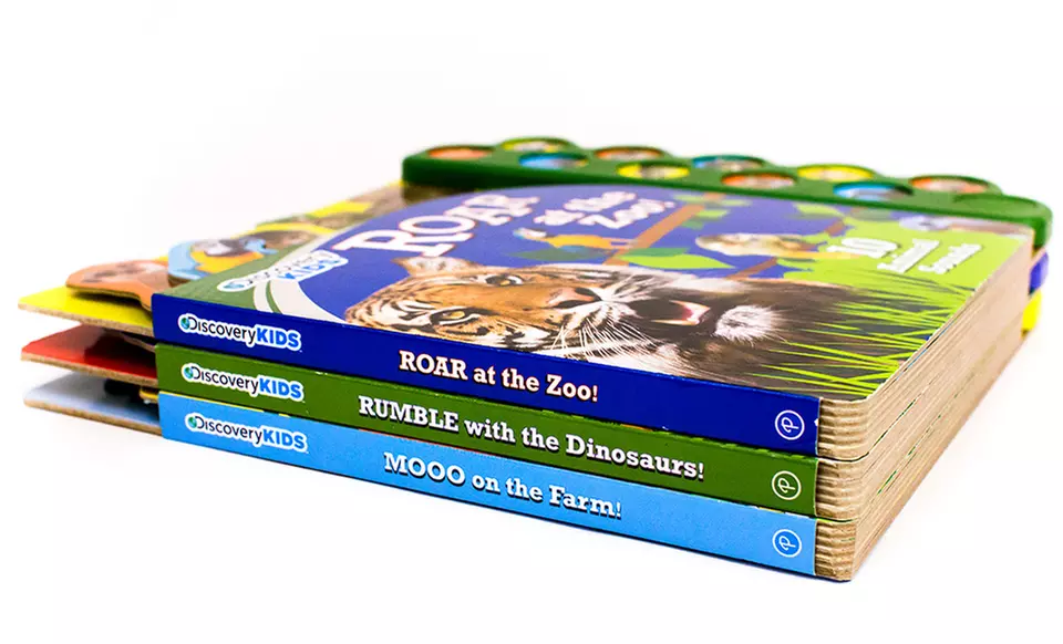 Discovery Kids Giant Board Books with Sound - Second Medium