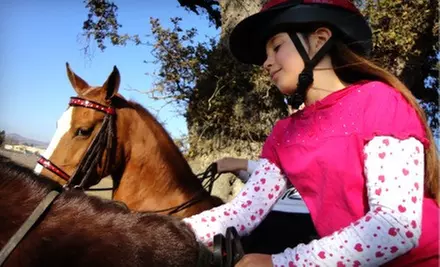 Horse-Riding Lessons for One or Two at Johnny 6 Stables in Gilroy (Up to 51% Off) - Primary Image