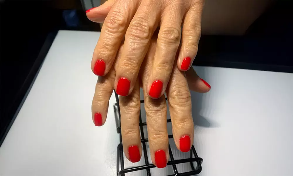 Acrylic Full Set, Classic/Gel Manicure, Pedicure, or Mani-Pedi & More