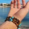 Image 4: Bracelet en pierres naturelles et acier inoxydable de Foresto Antibes