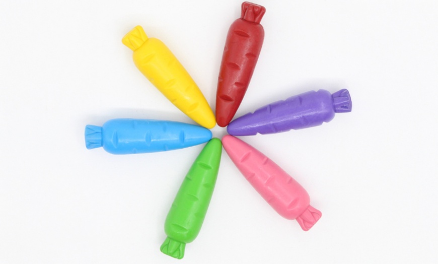 Image 5: Upto 36 Pack of No-dirty-hands Children's Carrot Crayons