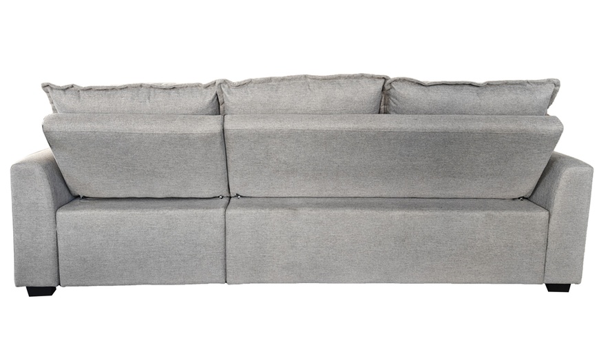 Image 18: Lucca 3 Seater Storage Sofa