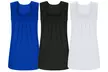 3 Pack Women's Essential Square Neck Tank Tops S-3X - Second Medium