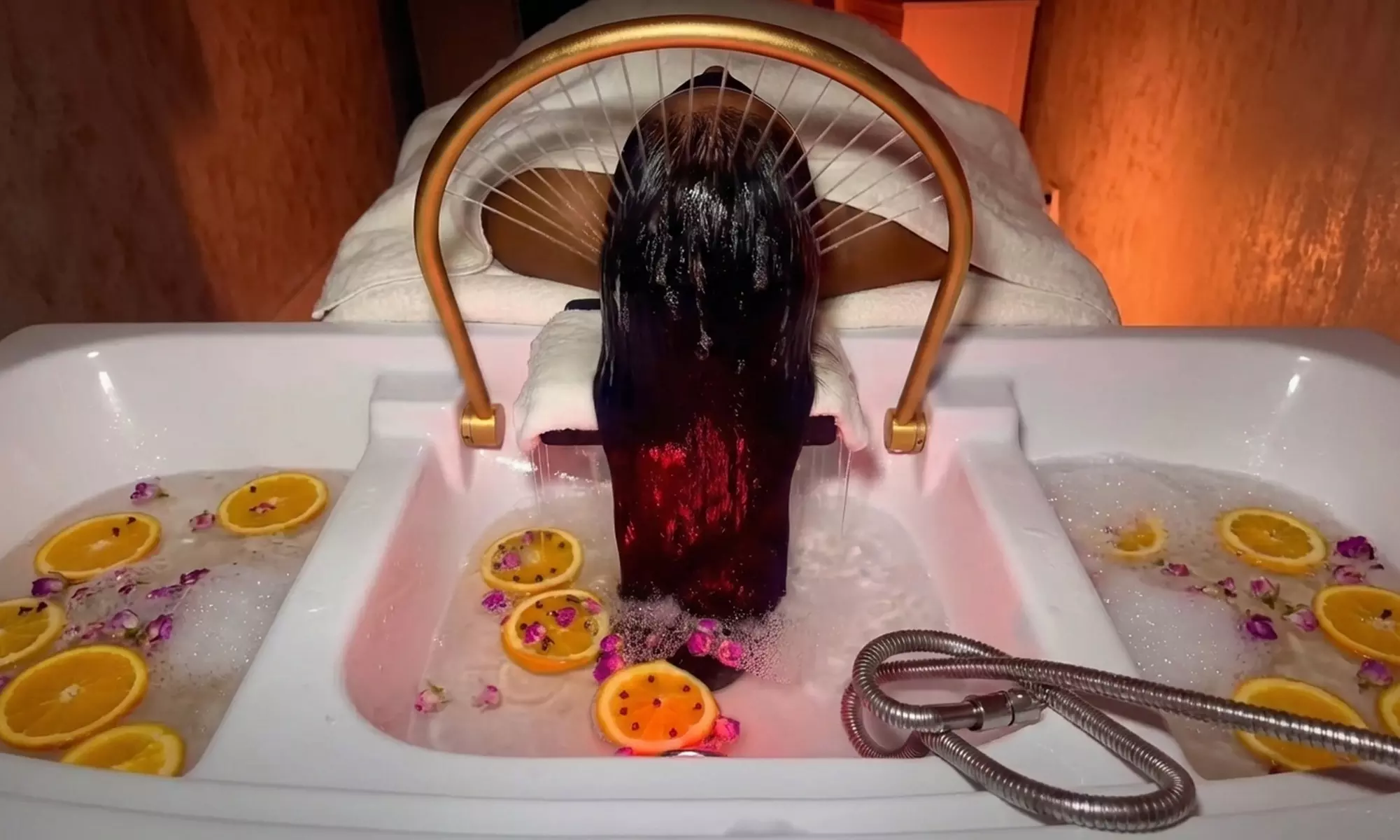 Rituel head spa avec soin capillaire et modelage et boisson chaude