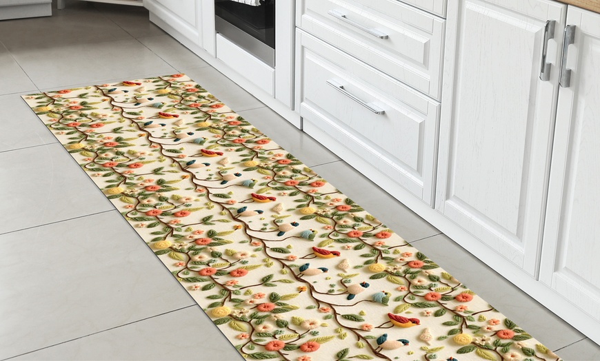 Image 39: Italian PVC Kitchen Runner
