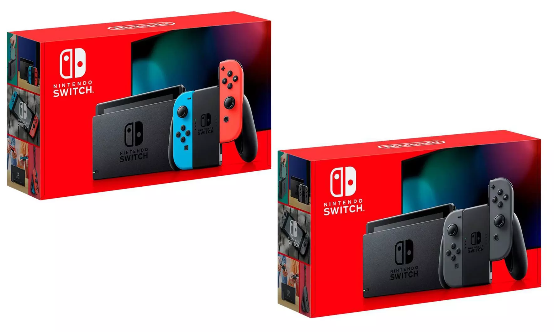 Nintendo Switch 32GB Console with Neon Blue, Neon Red, and Gray Joy-Cons
 - Primary Image