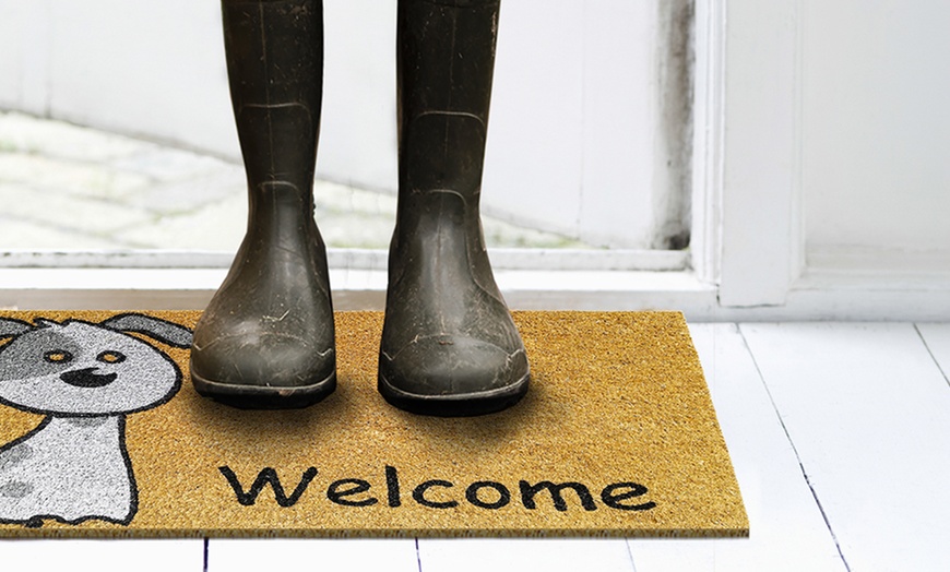 Image 101: Antislip kokosnoot deurmat