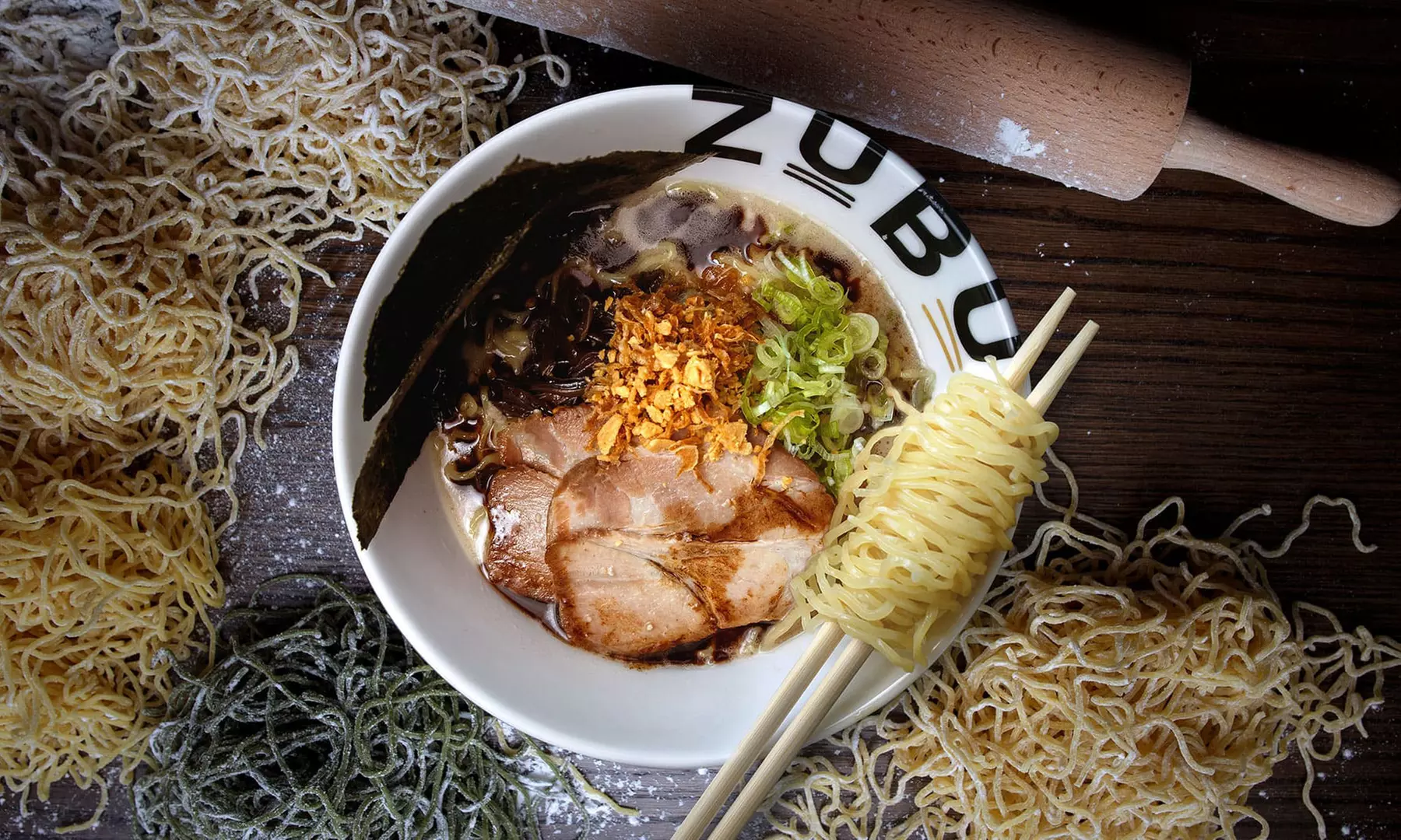 Four-Course Ramen Dinner for Two or Four with Wine or Sake