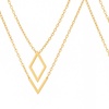 Image 9: Geo Earrings and V Necklace Set