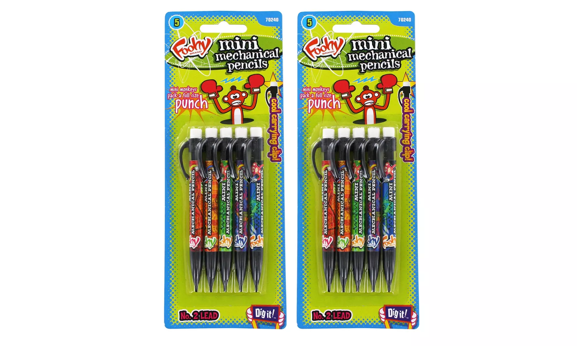 Foohy 0.7mm Mini Mechanical Pencils (10-Pack) - Primary Image