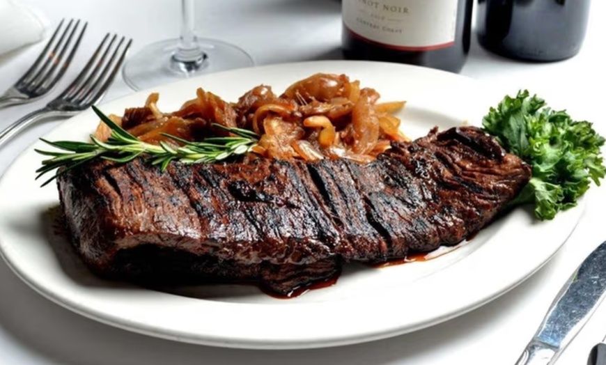 Image 1: Indulge in a Classic Steakhouse Culinary Experience at Frank's Steaks