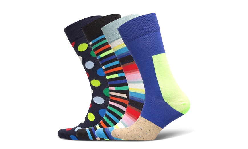 Image 35: Lot de 4 paires de chaussettes Happy Socks