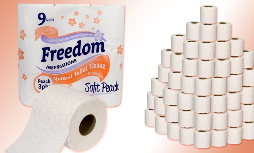 Image 1: 45 Rolls of Freedom Toilet Paper