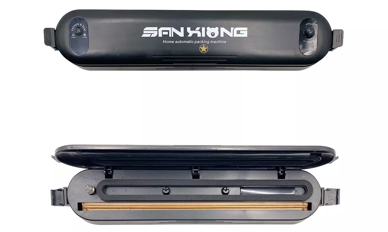 Macchina sigilla sacchetti per conservare alimenti sottovuoto