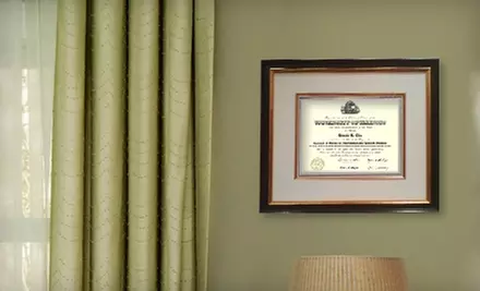 $50 for Conservation Glass Diploma Frame at the Art Gallery at the Washington Design Center ($279 Value) - Primary Image