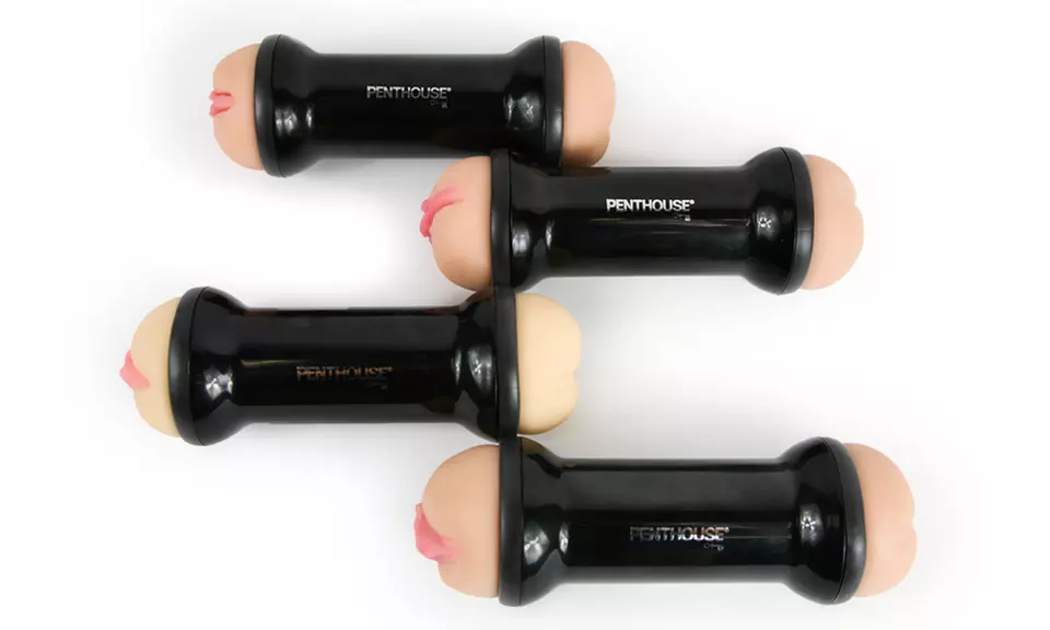 Penthouse Pet Replica Dual-Ended Cyberskin Stroker Collection - Primary Image