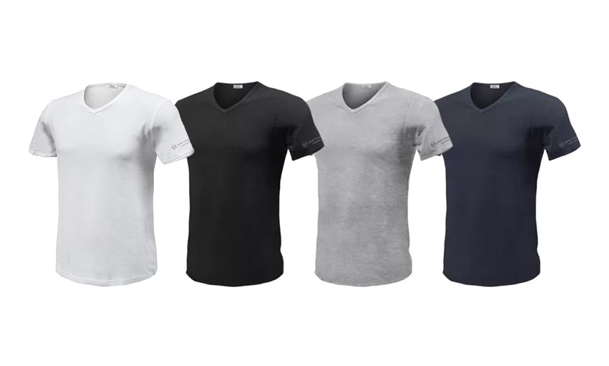 Image 1: Pack T-shirt col V Sergio Tacchini