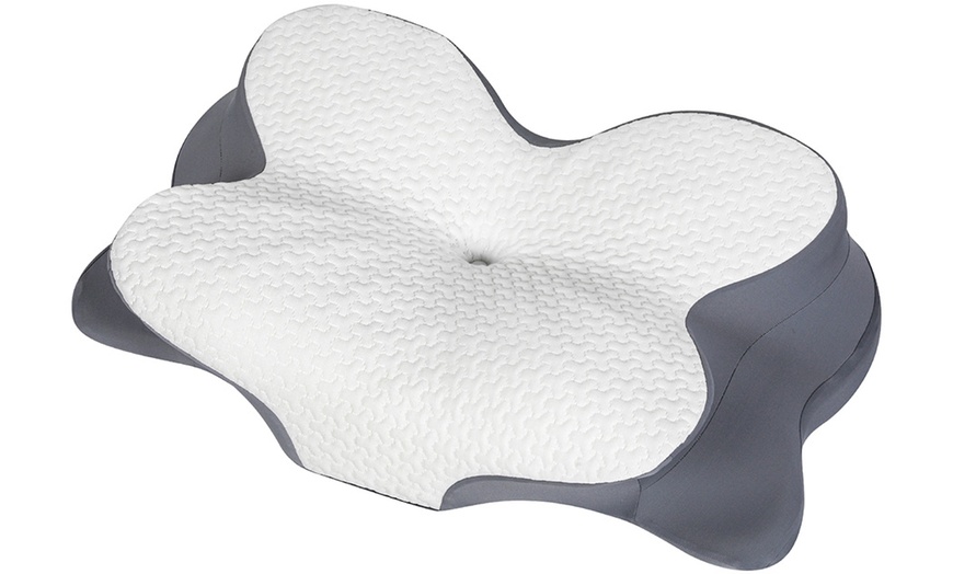 Image 3: Ergonomic Orthopaedic Memory Foam Pillow