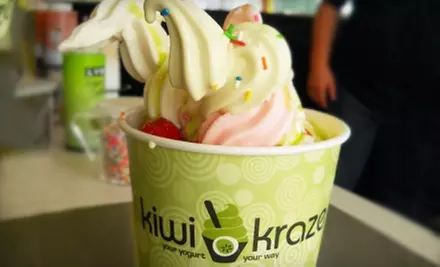 C$5 for C$10 Worth of Self-Serve Frozen Yogourt at Kiwi Kraze - Primary Image