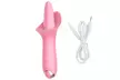 10 Vibrating Modes Clitoral Licking G Spot Vibrator - Second Medium