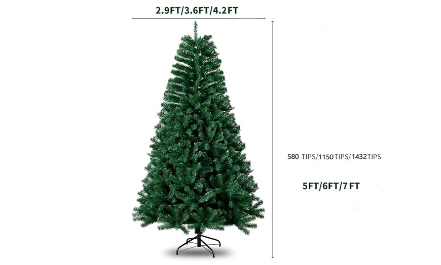 Image 2: Artificial Christmas Tree 5ft, 6ft or 7ft