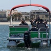Image 1: Discover Mission Bay on a One or Two-Hour Pontoon Rental