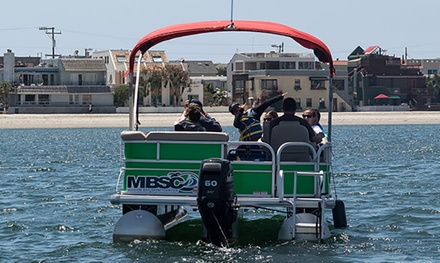 One Hour Pontoon Rental - Mission Bay Sportcenter Main Location