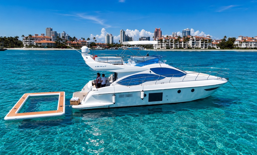 Image 3: Private Yacht 70 ft Pershing for Up to 13 Guests + 1 or 2 Jet Skis
