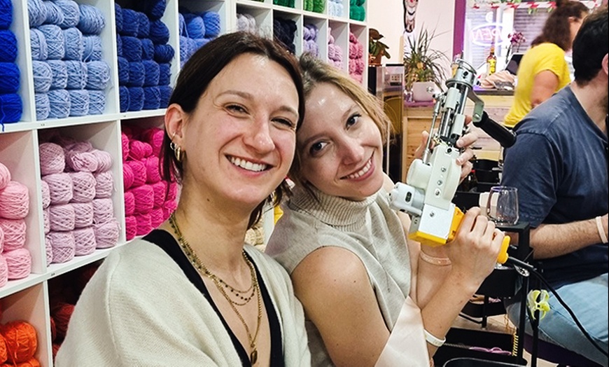 Image 18: Diseña tu propia alfombra: taller de tufting de 2,5 horas para 1