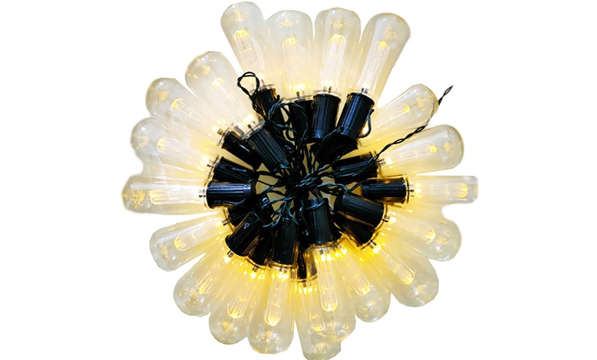 Image 2: 20 or 40 LED Bulbs Solar String Lights