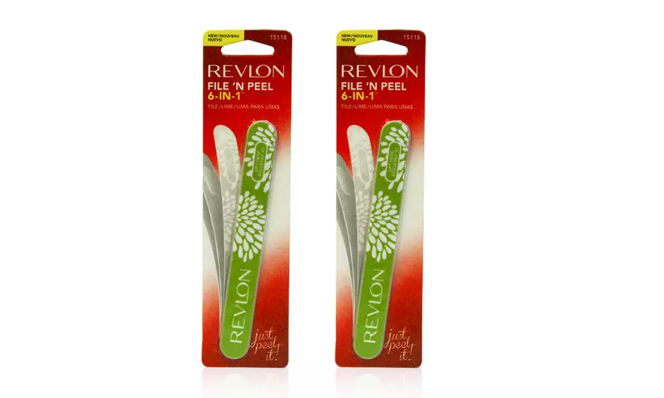 2-Pack of Revlon File 'n Peel 6-in-1 Nail Files - Primary Image