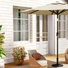 Image 5: Rotatable Solar Lighting Garden Umbrella with Fillable Base