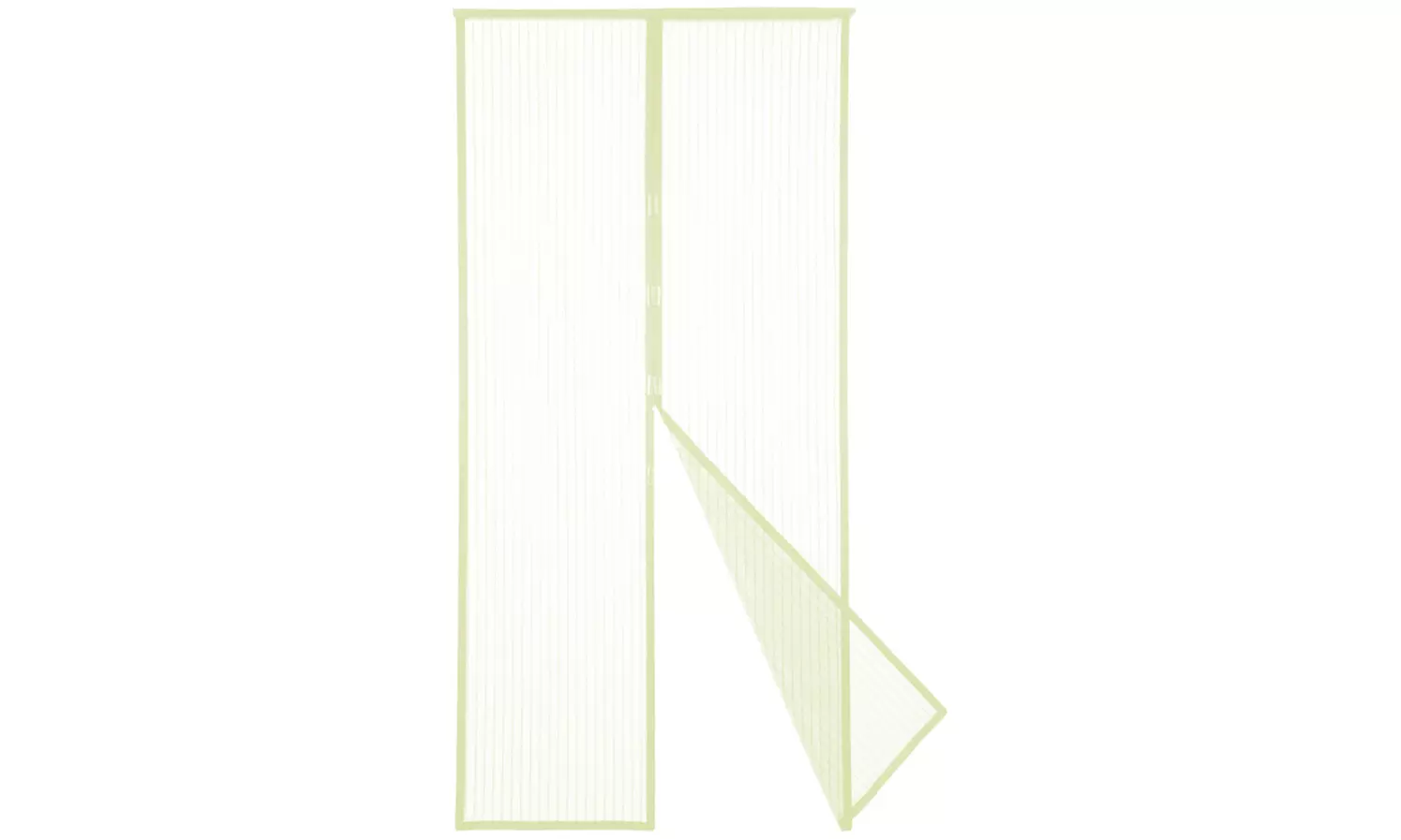 1 o 2 zanzariere con chiusura magnetica