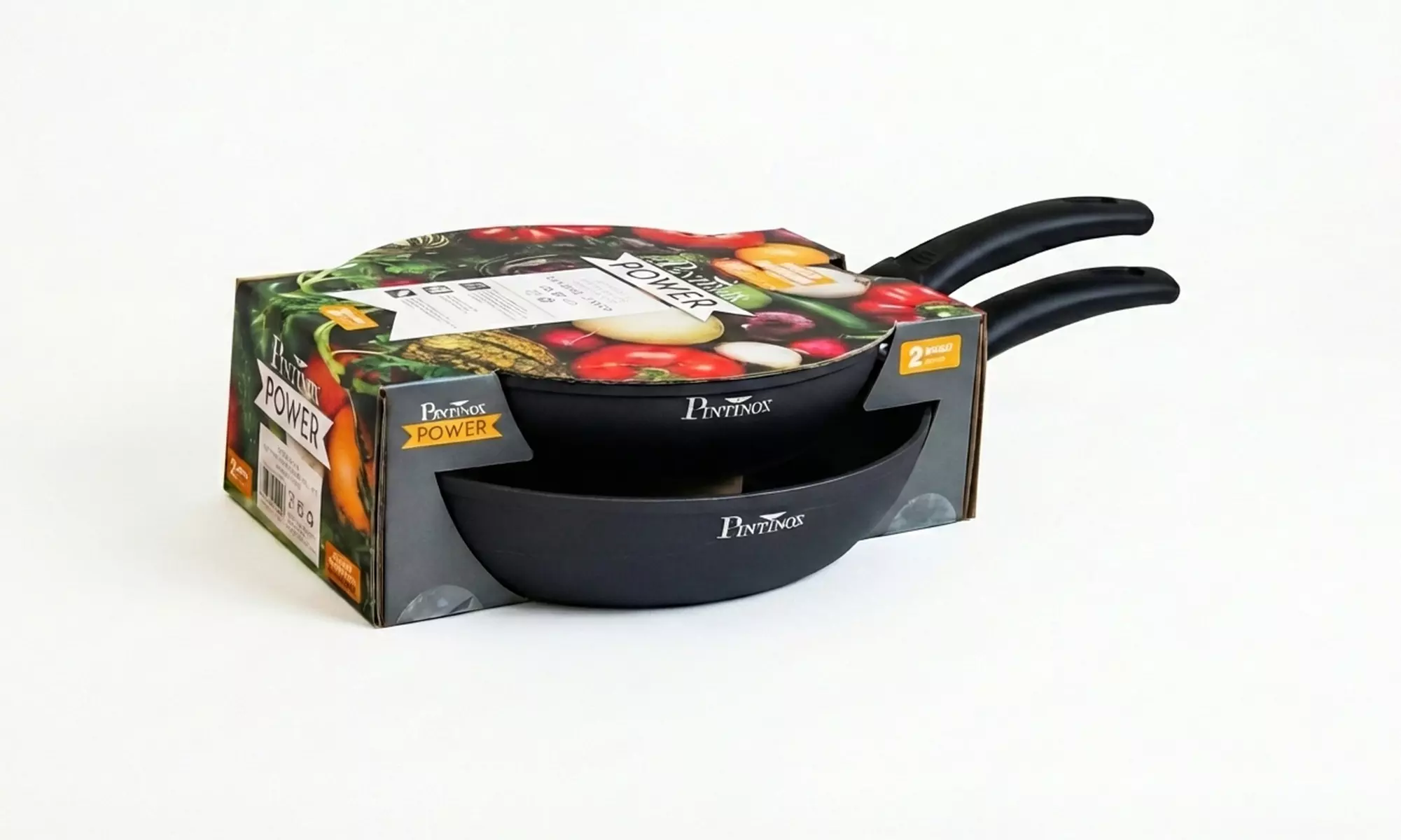 Bis di padelle linea Power Pintinox