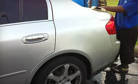 One Hand Wash for Cars, Trucks, or SUVs at On the Spot Hand Car Wash and Auto Detail. Three Options Available.  - Primary Image