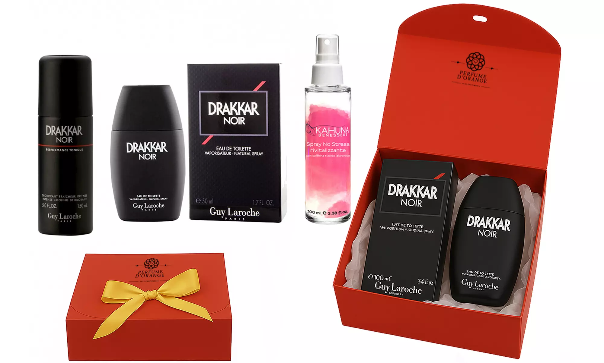 Drakkar Noir EDT und Deo in dekorativer Geschenkbox für Herren