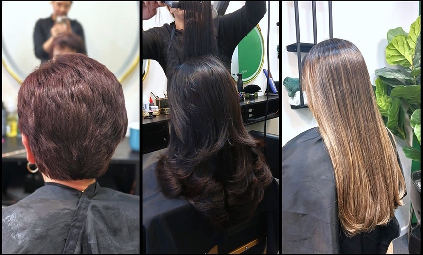 Image 1: Stylish Haircuts & Glossy Colours with Deep Conditioning Treatments